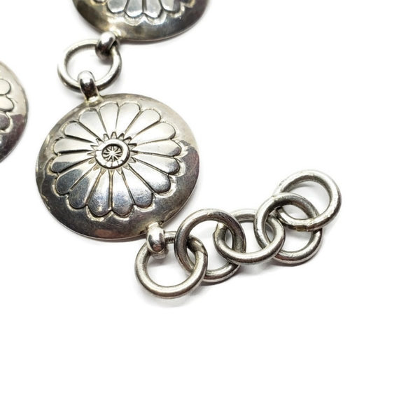 Native American 925 Sterling Concho 42.5\
